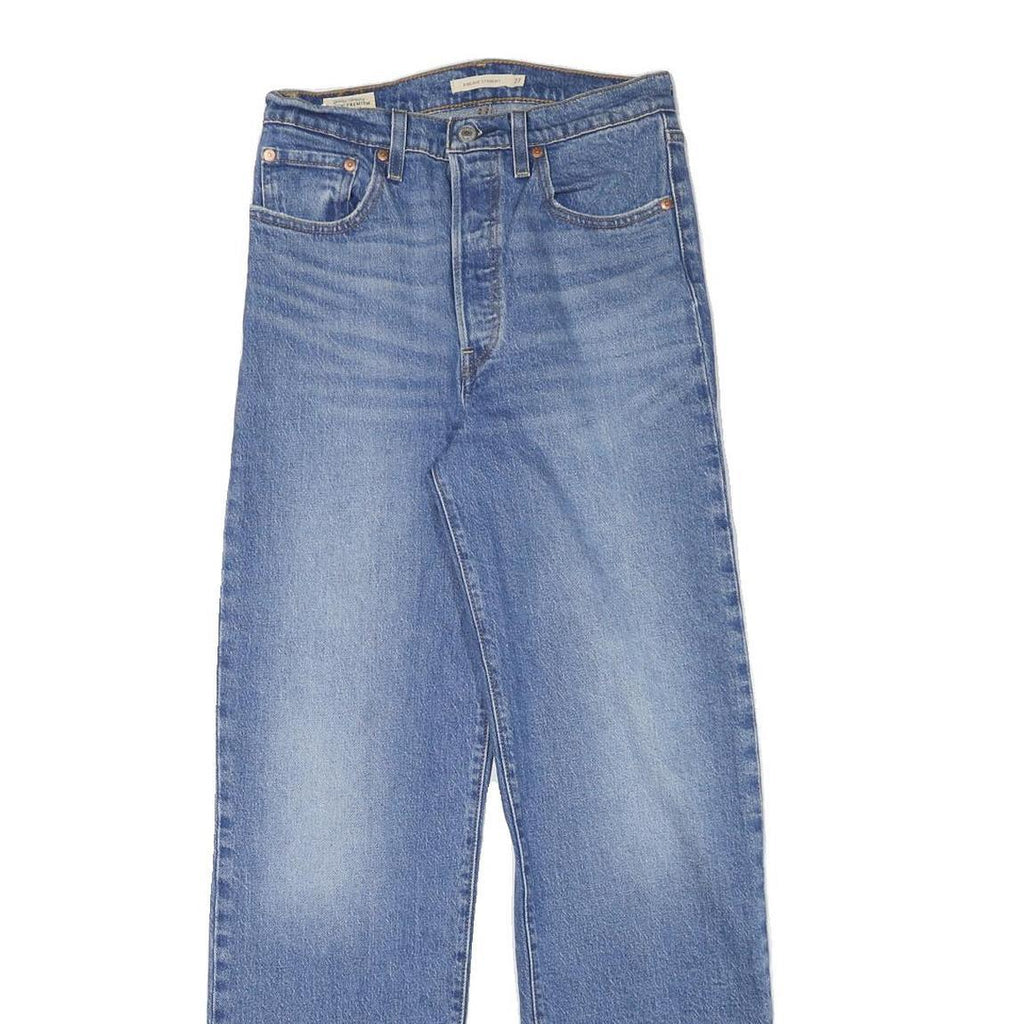 LEVI'S Womens Jeans Blue Regular Straight Denim Medium W27 L31 Classic Style