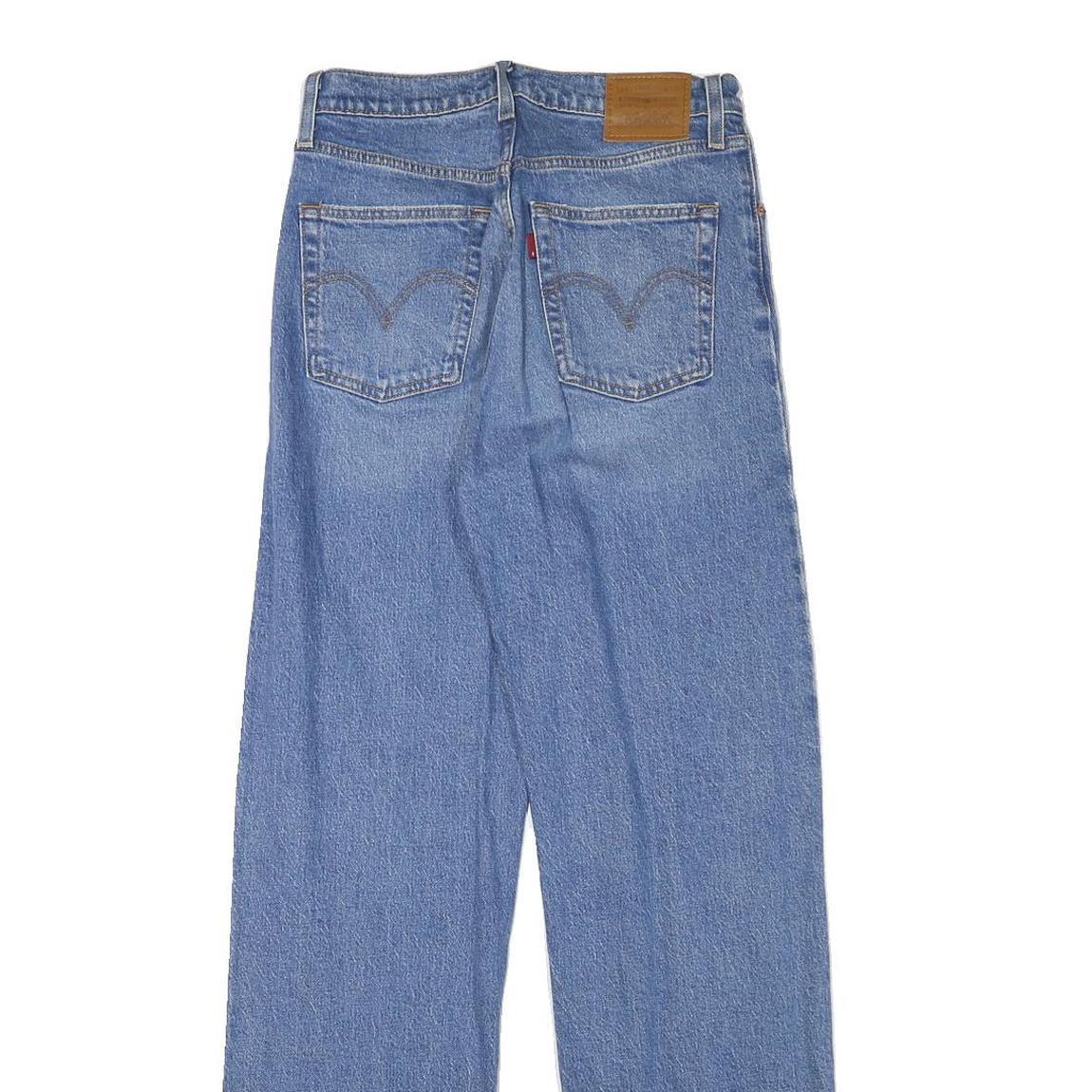 LEVI'S Womens Jeans Blue Regular Straight Denim Medium W27 L31 Classic Style