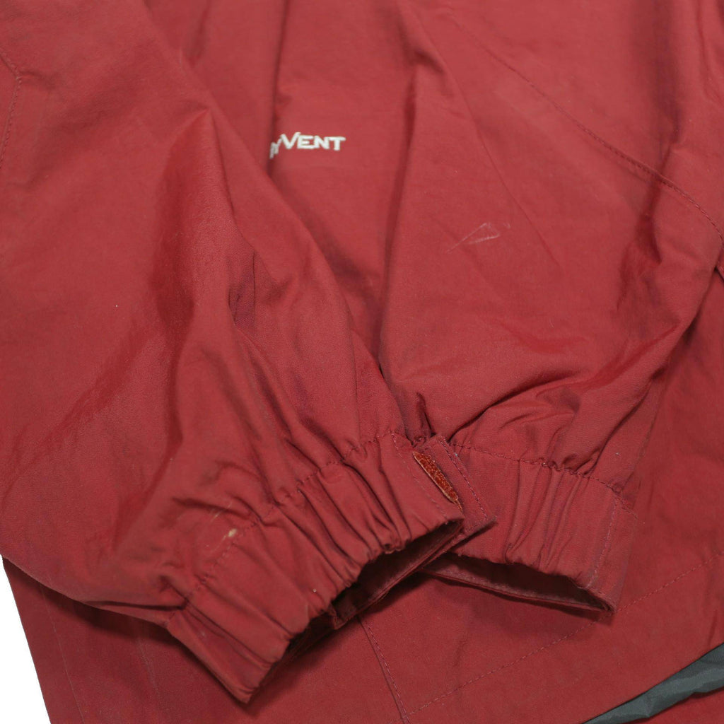 THE NORTH FACE Mens Red Fleece Lined Jacket M Polyester Blend Outdoor Waterproof
