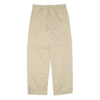 TOMMY HILFIGER Womens Cotton Blend Beige Relaxed Drawstring Trousers W29 L29