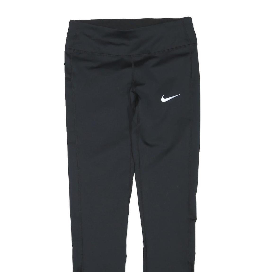 NIKE Womens Joggers Black Slim Skinny XS W26 L27 Sportswear Workout Activewear