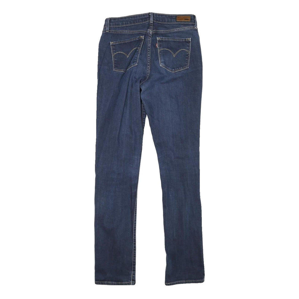 LEVI'S Womens Slim Blue Denim Raw Slim Skinny Jeans W28 L31 Classic Fit Zip