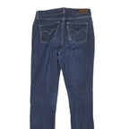 LEVI'S Womens Slim Blue Denim Raw Slim Skinny Jeans W28 L31 Classic Fit Zip