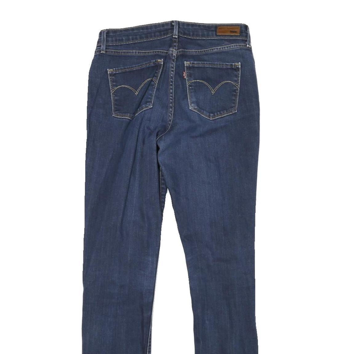 LEVI'S Womens Slim Blue Denim Raw Slim Skinny Jeans W28 L31 Classic Fit Zip