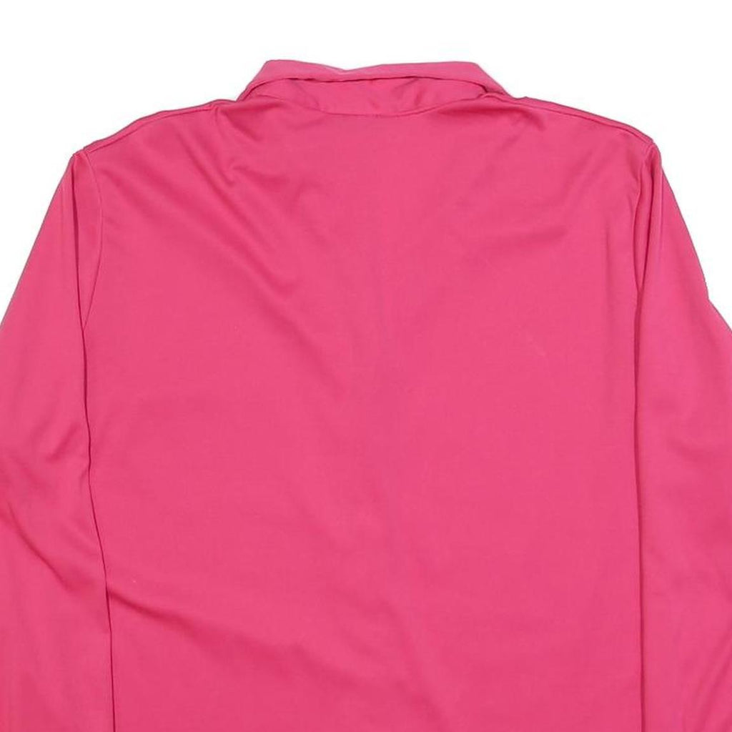 YALLE CLASSICS Womens Pink Basic Shirt Long Sleeve Collared XL Soft Cotton Blend