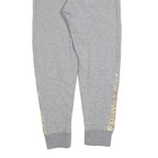 NIKE Womens Grey & Gold Joggers Slim Tapered S W26 L28 Sweatpants