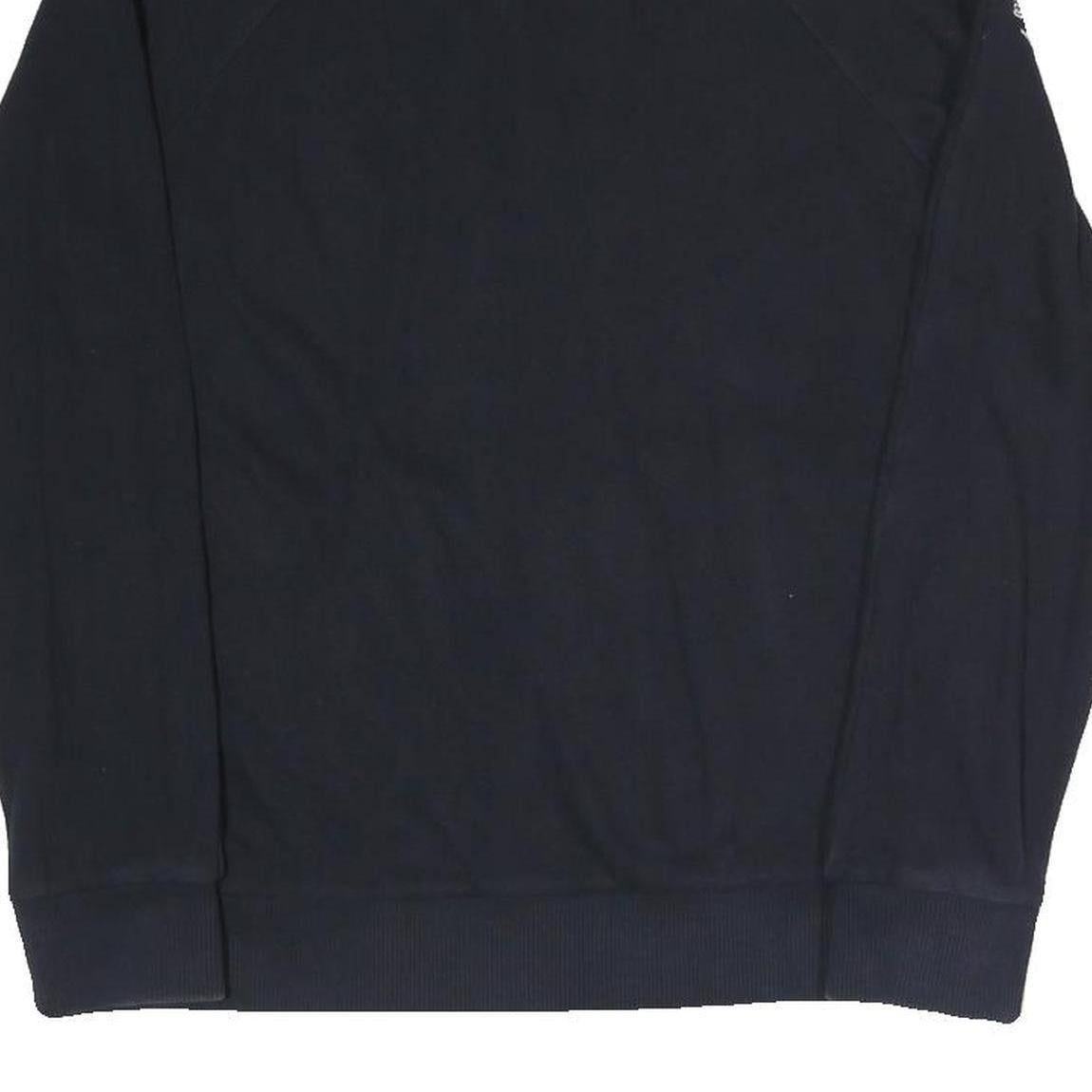 LACOSTE Mens Navy Blue Cotton Blend Zip Jacket S Casual Sportswear Track Top