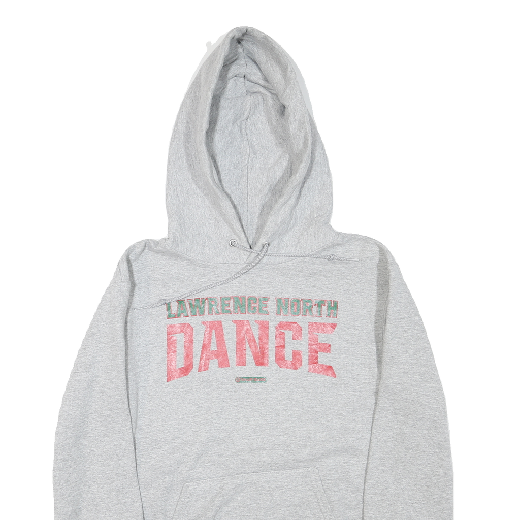 CHAMPION Mens Grey Lawrence North Dance Pullover Hoodie S Cotton Blend Casual