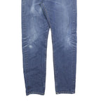 CARHARTT Mens Jeans Blue Slim Skinny Denim Medium W32 L32 Zip Casual Wear