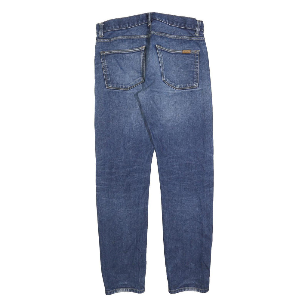 CARHARTT Mens Jeans Blue Slim Skinny Denim Medium W32 L32 Zip Casual Wear