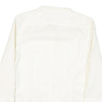 TOMMY HILFIGER Womens White Shirt Long Sleeve Collared M Classic Cotton Blend