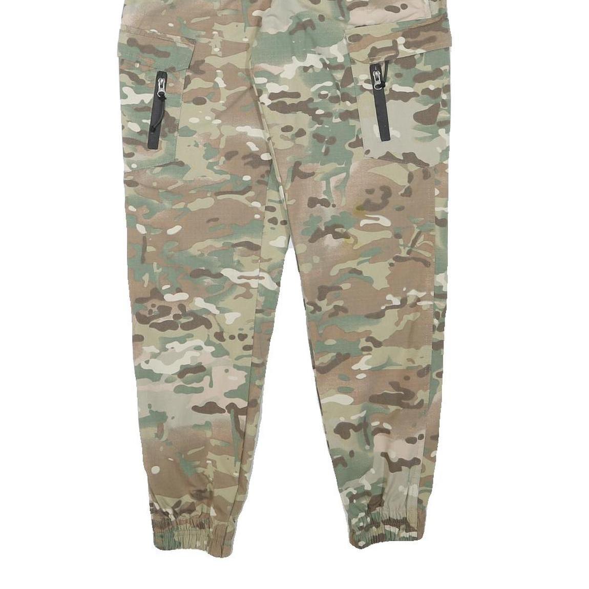 OUTDOOR TACTICS Mens Cotton Blend Relaxed Cargo Camouflage Trousers W26 L29