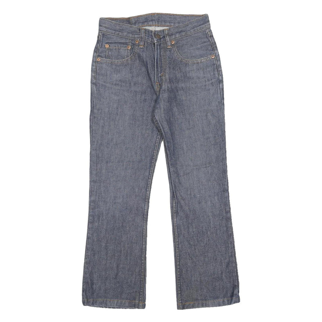 LEVI'S 558 Womens Jeans Blue Regular Straight Denim Medium W25 L24 Classic Zip