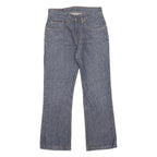 LEVI'S 558 Womens Jeans Blue Regular Straight Denim Medium W25 L24 Classic Zip