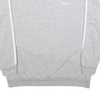 ADIDAS Womens Grey Sweatshirt Crew Neck M Cotton Blend Casual Retro