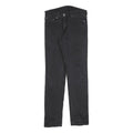 LEVI'S 511 Slim Mens Black Slim Skinny Denim Medium W30 L32 Jeans Zip