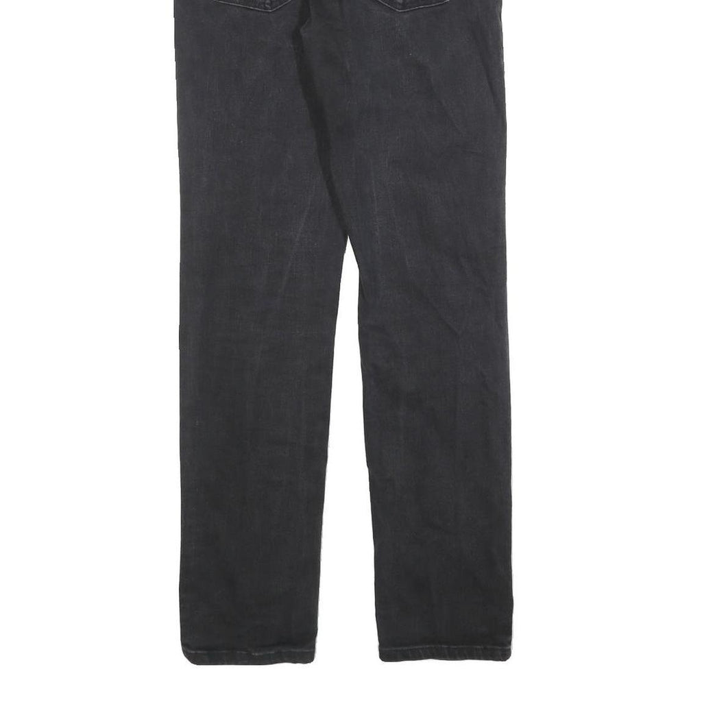 LEVI'S 511 Slim Mens Black Slim Skinny Denim Medium W30 L32 Jeans Zip