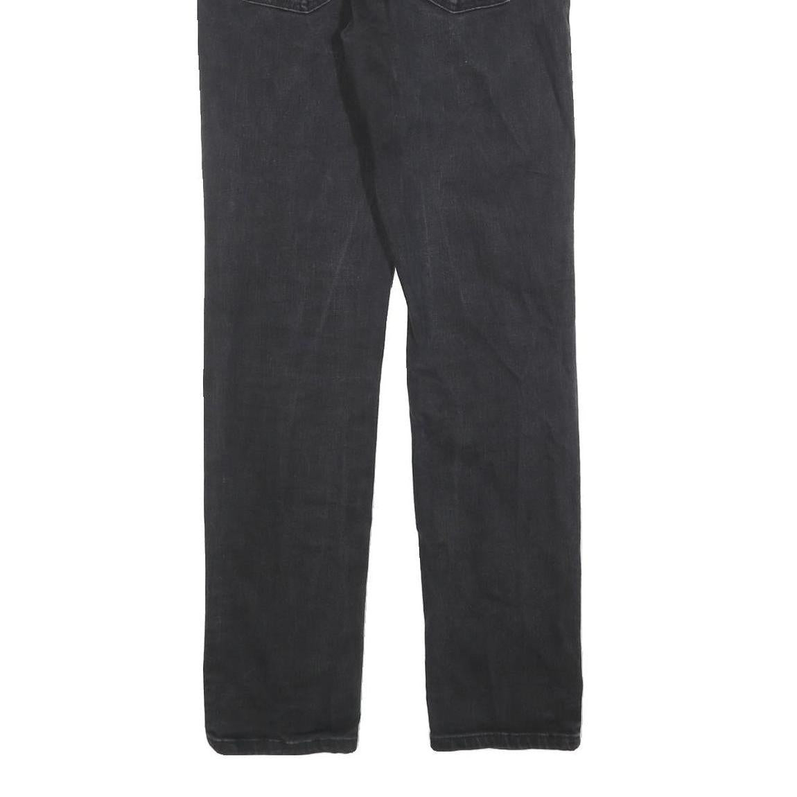 LEVI'S 511 Slim Mens Black Slim Skinny Denim Medium W30 L32 Jeans Zip