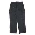 DICKIES Mens Regular Fit Black Cotton Blend Workwear Trousers W32 L30