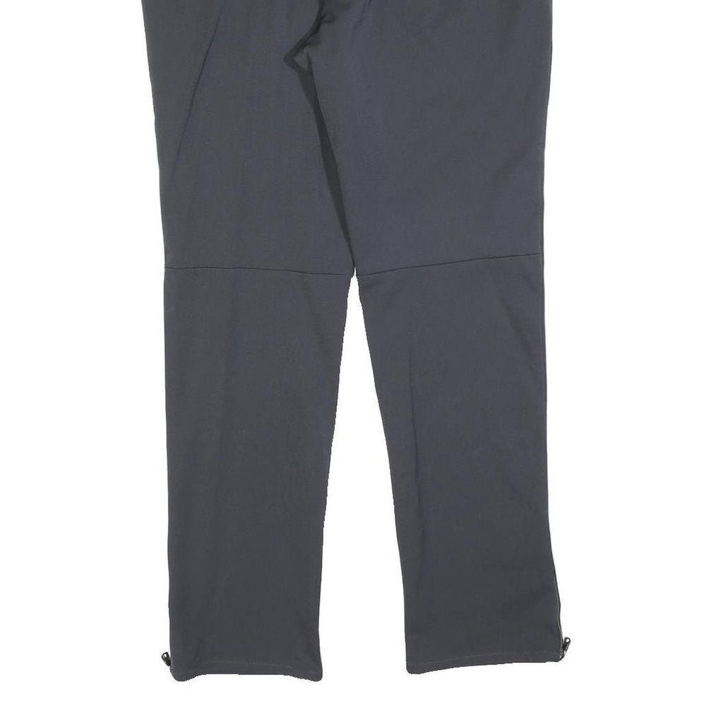 PRADA Womens Polyester Blend Black Slim Trousers W34 L30 Zip Closure Stylish