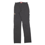 FJALLRAVEN Womens Polyester Black Slim Trousers W26 L34 Outdoor Adventure Zip
