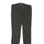 TOMMY HILFIGER Womens Jeans Black Slim Skinny Denim Medium W30 L32 Stylish