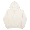 H&M Womens Cream Pullover Hoodie M Cotton Blend Casual Essential
