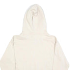 H&M Womens Cream Pullover Hoodie M Cotton Blend Casual Essential