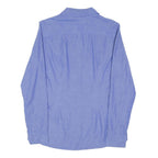 TOMMY HILFIGER Womens Blue Shirt M Cotton Blend Classic Button Up Casual