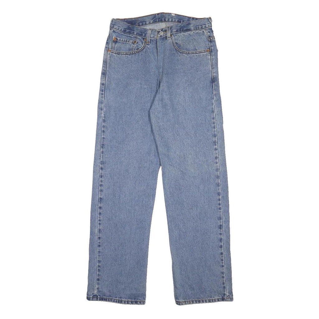 LEVI'S Mens Blue Relaxed Straight Denim Cotton Medium W31 L30 Five Pocket Zip