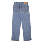 LEVI'S Mens Blue Relaxed Straight Denim Cotton Medium W31 L30 Five Pocket Zip
