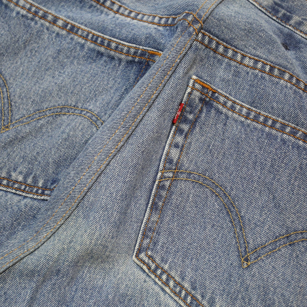 LEVI'S Mens Blue Relaxed Straight Denim Cotton Medium W31 L30 Five Pocket Zip