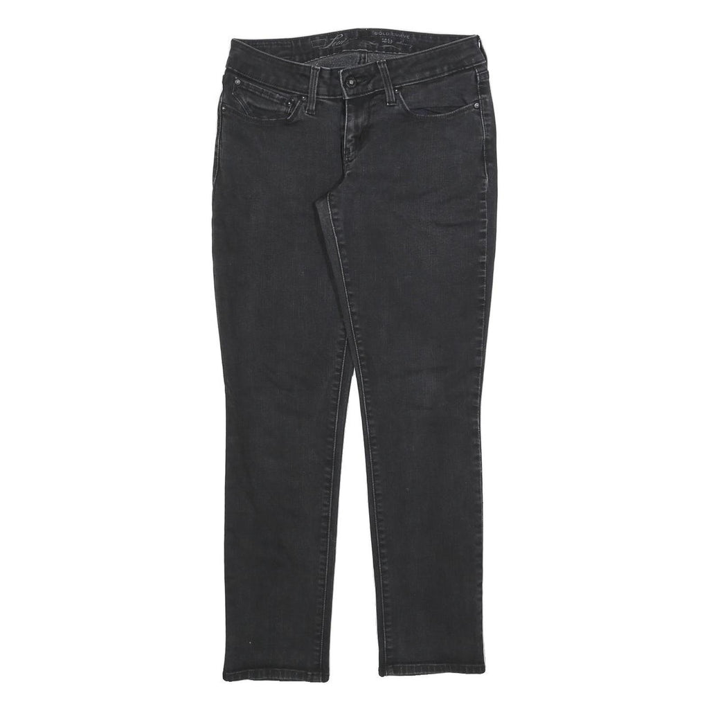 LEVI'S Womens Slim Blue Jeans Denim Light W29 L27 Classic Cotton Blend Zip