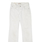 LEVI'S 570 Womens Jeans White Regular Straight W25 L34