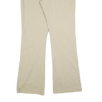 DICKIES Womens Cotton Blend Slim Beige Trousers W34 L32 Zip Closure