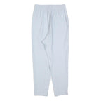 Womens White Regular Fit Straight Polyester Blend Trousers W25 L26 Stylish