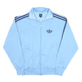 ADIDAS Mens Blue & Navy Track Jacket S Polyester Zip-up Sportswear Retro Style