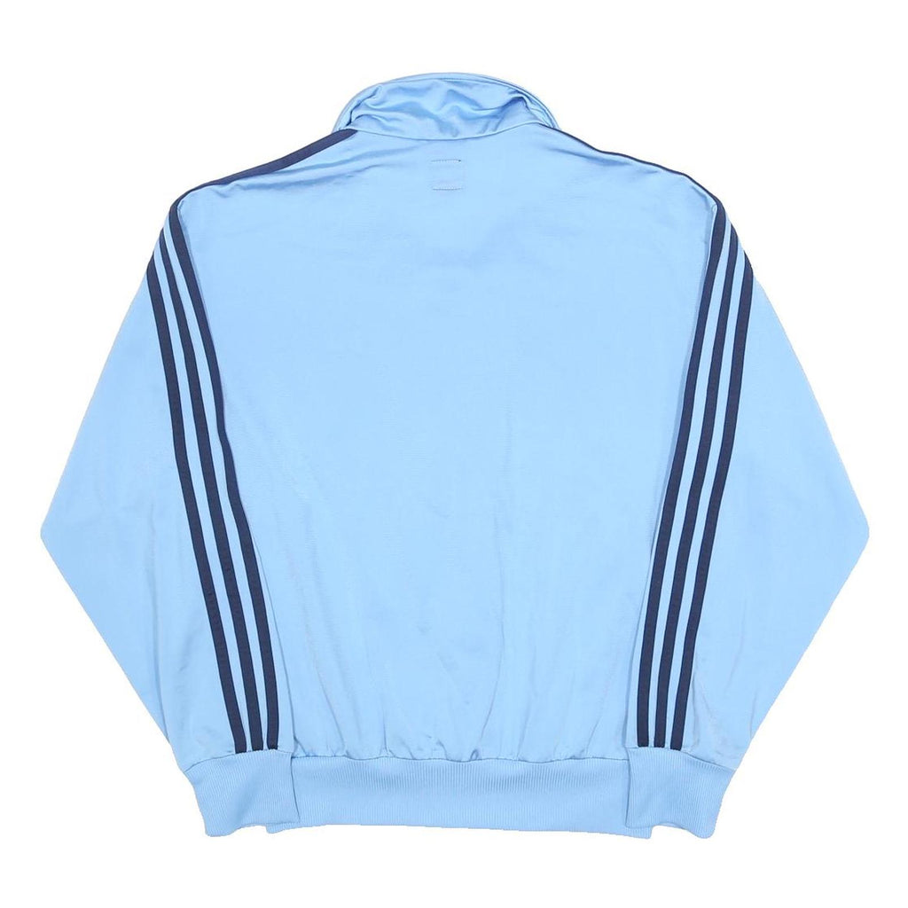 ADIDAS Mens Blue & Navy Track Jacket S Polyester Zip-up Sportswear Retro Style