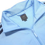 ADIDAS Mens Blue & Navy Track Jacket S Polyester Zip-up Sportswear Retro Style