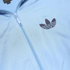 ADIDAS Mens Blue & Navy Track Jacket S Polyester Zip-up Sportswear Retro Style