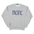 JANSPORT Mens Grey University Of The Pacific Crew Neck L Sweatshirt Cotton Blend