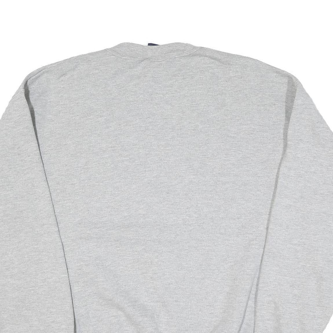 JANSPORT Mens Grey University Of The Pacific Crew Neck L Sweatshirt Cotton Blend