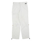 SCHOFFEL Womens Regular White Trousers W28 L29 Zip Closure Outdoor Activewear