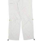 SCHOFFEL Womens Regular White Trousers W28 L29 Zip Closure Outdoor Activewear