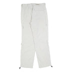 SCHOFFEL Womens Regular White Trousers W28 L29 Zip Closure Outdoor Activewear