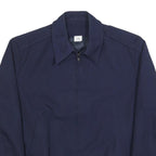 Target Sportswear Inc. Mens Navy Blue Wool Blend Zip Jacket L Casual Classic