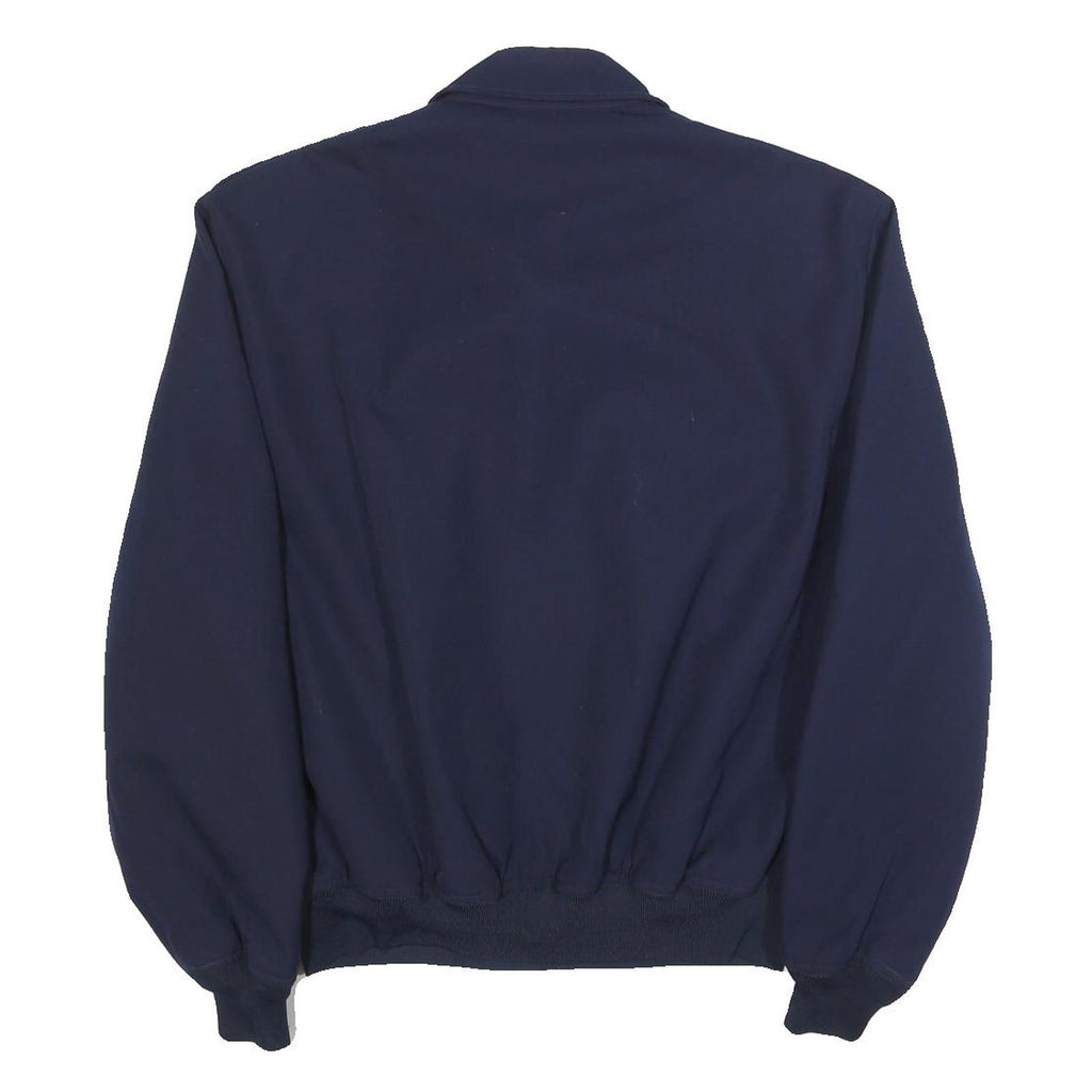 Target Sportswear Inc. Mens Navy Blue Wool Blend Zip Jacket L Casual Classic