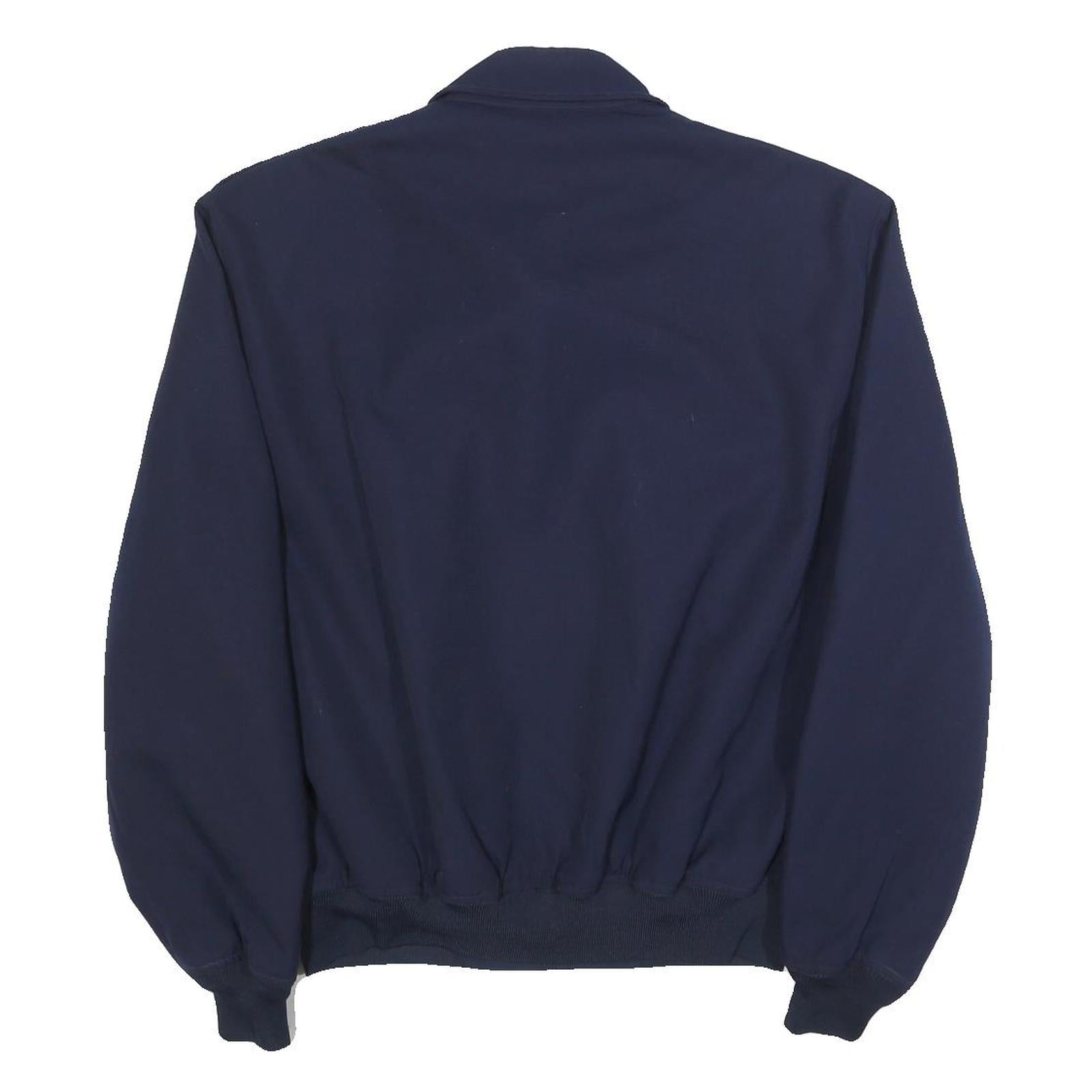 Target Sportswear Inc. Mens Navy Blue Wool Blend Zip Jacket L Casual Classic