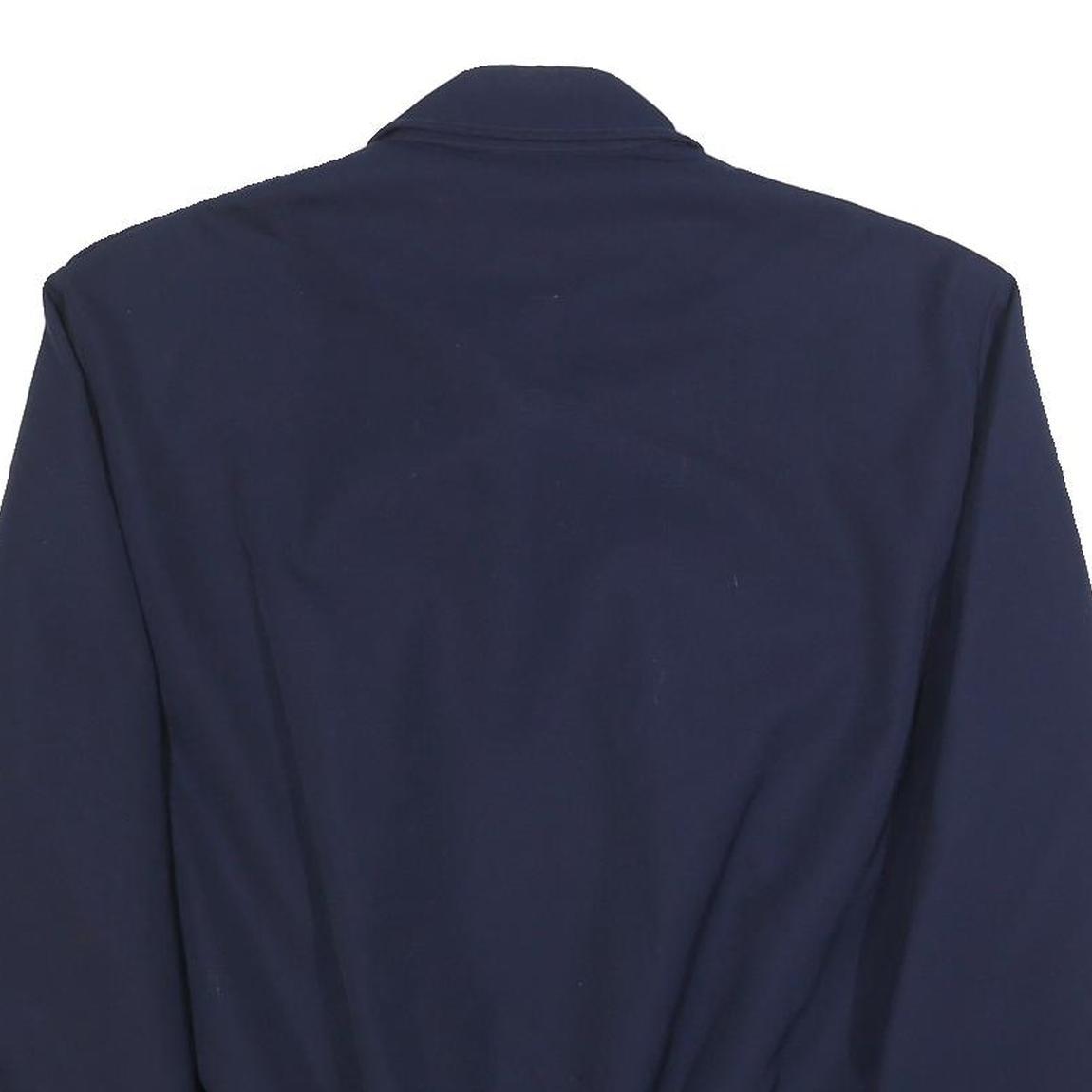 Target Sportswear Inc. Mens Navy Blue Wool Blend Zip Jacket L Casual Classic