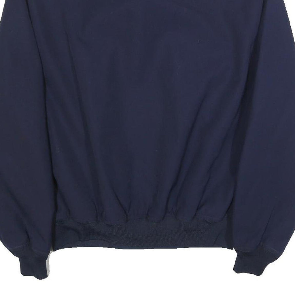 Target Sportswear Inc. Mens Navy Blue Wool Blend Zip Jacket L Casual Classic